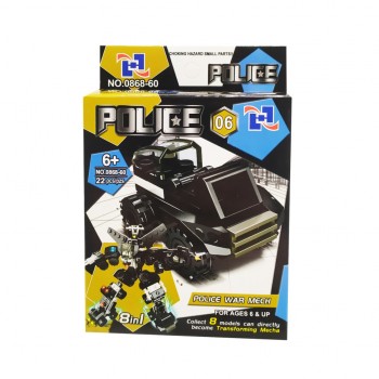 Детский конструктор  0868-60 полицейский транспорт (Вид 6)
