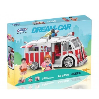 Конструктор XINGBAO XB-08004 MOC Фургон с мороженым, 1000 элемента