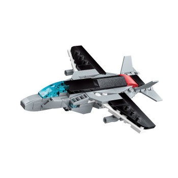 Конструктор Qman 1418Q-1-8 военный транспорт 74-101 деталь (Боевой самолёт Ночной ястреб)