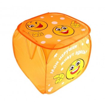 Корзина для игрушек M 2975 (Смайлы)