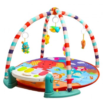 Развивающий коврик для малышей Bambi 915-916 с погремушками (Красный)