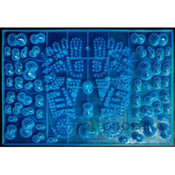 Коврик массажный для стоп JOY синий MS-1300-5