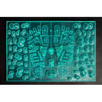 Коврик массажный для стоп JOY бирюзовый MS-1300-1