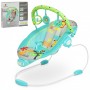 Детская люлька-шезлонг с вибро 6318 дуга с подсветкой