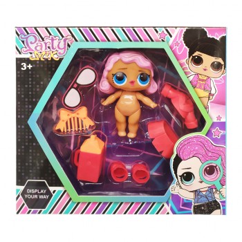 Игровой набор  NC2428-1, куколка с аксессуары, в боксе (NC2428-4)