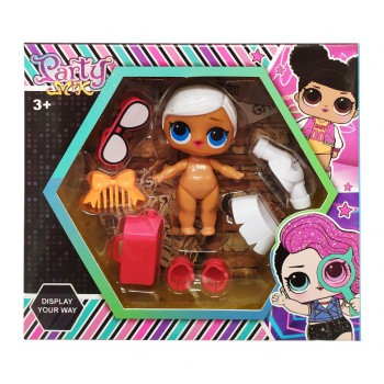 Игровой набор  NC2428-1, куколка с аксессуары, в боксе (NC2428-6)