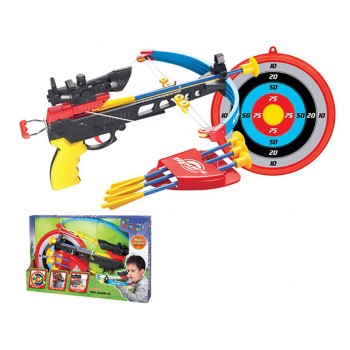 Детский Арбалет 35881K  мишень, стрелы-присоски