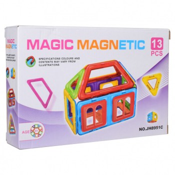 Конструктор JH8951C магнитный 13 деталей