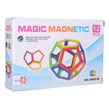 Конструктор JH8951B магнитный 12 деталей