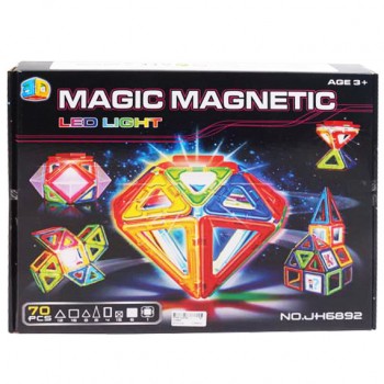 Магнитный конструктор JH6892 70 деталей