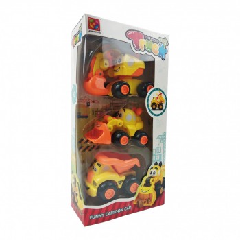 Машинка инерционная Стройтехника 2016C-2-3 (Желтый)