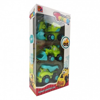 Машинка инерционная Стройтехника 2016C-2-3 (Зеленый)