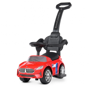 Каталка-толокар Bambi M 4937L-3 красный 2 в 1