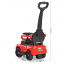 Каталка-толокар Bambi Racer M 4808EL-3 красный 2 в 1