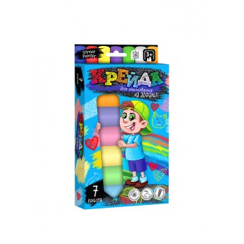 Мел для рисования на асфальте БОЛ 7 шт. MEL-01-05