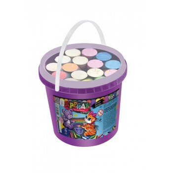 Мел для рисования на асфальте в ведре 16 шт. MEL-03-01U