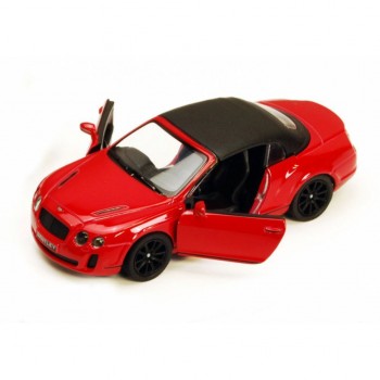 Автомодель легковая BENTLEY CONTINENTAL CONVERTIBLE (2010) 1:38, 5'' KT5353W (Красный)