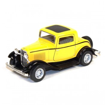 Машинка KT5332 FORD 3-Window 1:34 (Желтый)