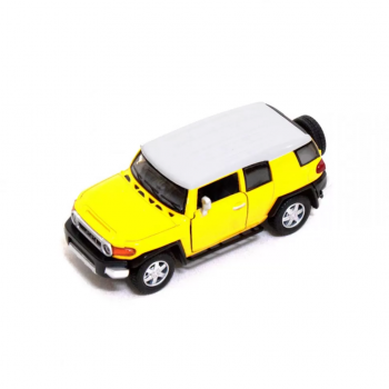 Железная машинка КТ5343 TOYOTA FJ CRUISER (Жёлтый)