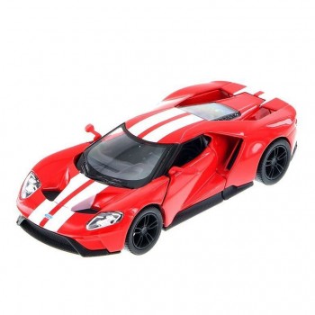 Машинка металлическая инерционная Ford GT 2017 Kinsmart KT5391WF  1:38   (Красный)