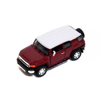 Железная машинка КТ5343 TOYOTA FJ CRUISER (Красный)