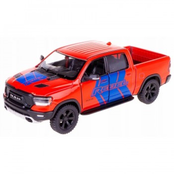 Машинка металлическая инерционная 2019 Dodge RAM 1500 Kinsmart KT5413WF  1:46 (Красный)