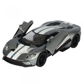 Машинка металлическая инерционная Ford GT 2017 Kinsmart KT5391WF  1:38   (Серебряный)