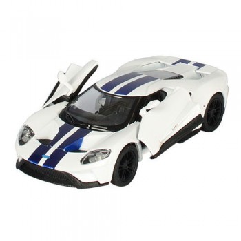 Машинка металлическая инерционная Ford GT 2017 Kinsmart KT5391WF  1:38   (Белый)