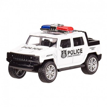 Машина металлическая K135A инерционная (Белый)