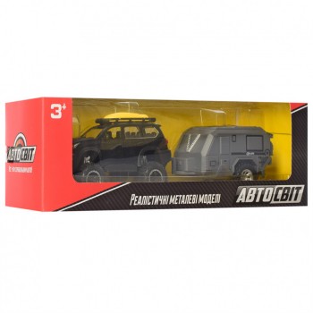 Коллекционная игрушечная машинка Джип  AS-2541 инерционный (Черный)