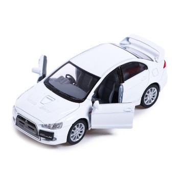 Автомодель легковая MITSUBISHI LANCER EVOLUTION X 1:36, 5'' KT5329W (Белый)