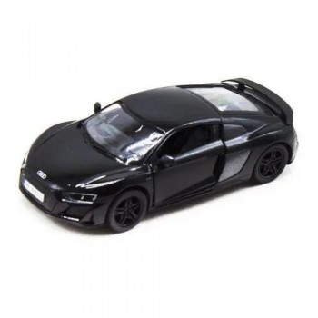 Машинка металлическая инерционная Audi R8 Coupe 2020 Kinsmart KT5422W  1:36    (Черный)