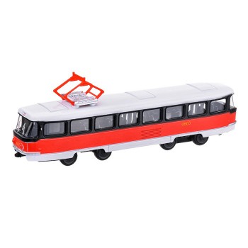 Модель трамвая 6551 PLAY SMART 'FAST WHEELS'' (Red)