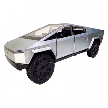 Машина металлическая Tesla Cybertruck АВТОПРОМ T7777, 1:24 (Серебристый)