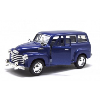 Модель легкова KT5006W CHEVROLET SUBURBAN CARRYALL 1950 (Синий)