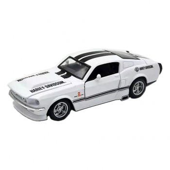 Машина металлическая АВТОПРОМ 6610 Ford Mustang Shelby GT500, 1:32 (Белый)