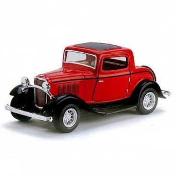 Машинка KT5332 FORD 3-Window 1:34 (Красный)