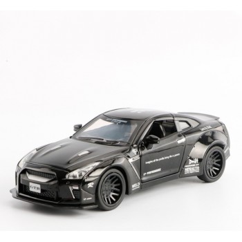 Машина металлическая Nissan GTR 7862 со звуковыми эффектами (Black)