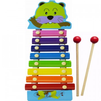 Деревянная игрушка Ксилофон MD0712 (Бобер)