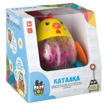 Каталка на палке 1601ABC (Ципленок)