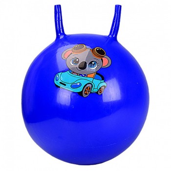 Мяч для фитнеса CB4501 с рожками (Blue)