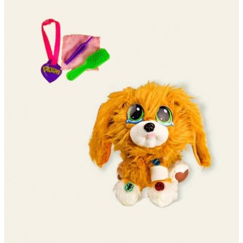 Мягкая игрушка Собачка MP 1955 с аксессуарами (Рыжий)