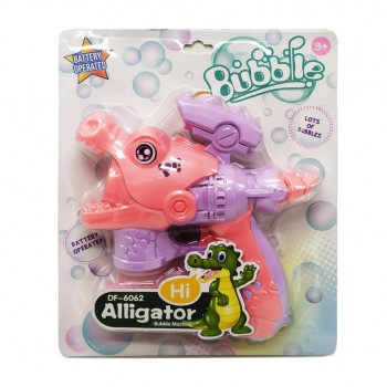 Мыльная игра Bambi DF-6062 на батарейках дельфин (Крокодил розовый)