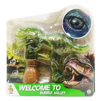 Генератор мыльных пузырей BV6702 динозавр музыкальный 80 мл (Зеленый)