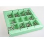 Набор головоломок Metall Puzzles green Eureka 3D Puzzle 473357, 10 головоломок