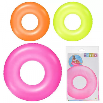 Надувной круг 59262 Неоновый