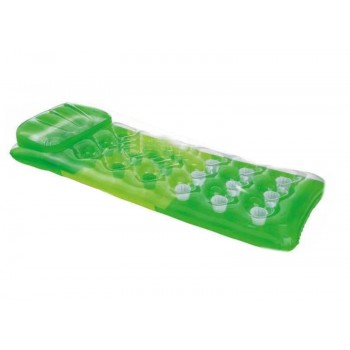 Надувной матрас intex 58890(Green) Зелёный Цветной стаканы (Зелёный)