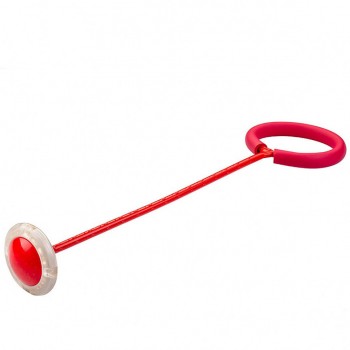 Скакалка на одну ногу BT-JR-0031 Светится  (Красный)