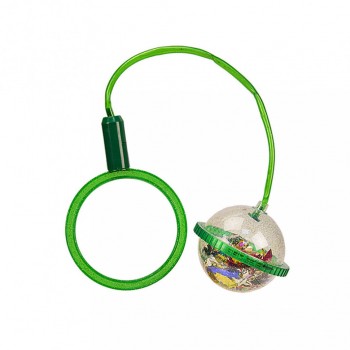 Детская скакалка. Нейроскакалка SA1003  на одну ногу (Зеленый)