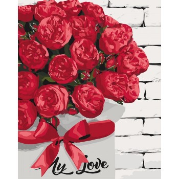 Картина по номерам. Цветы 